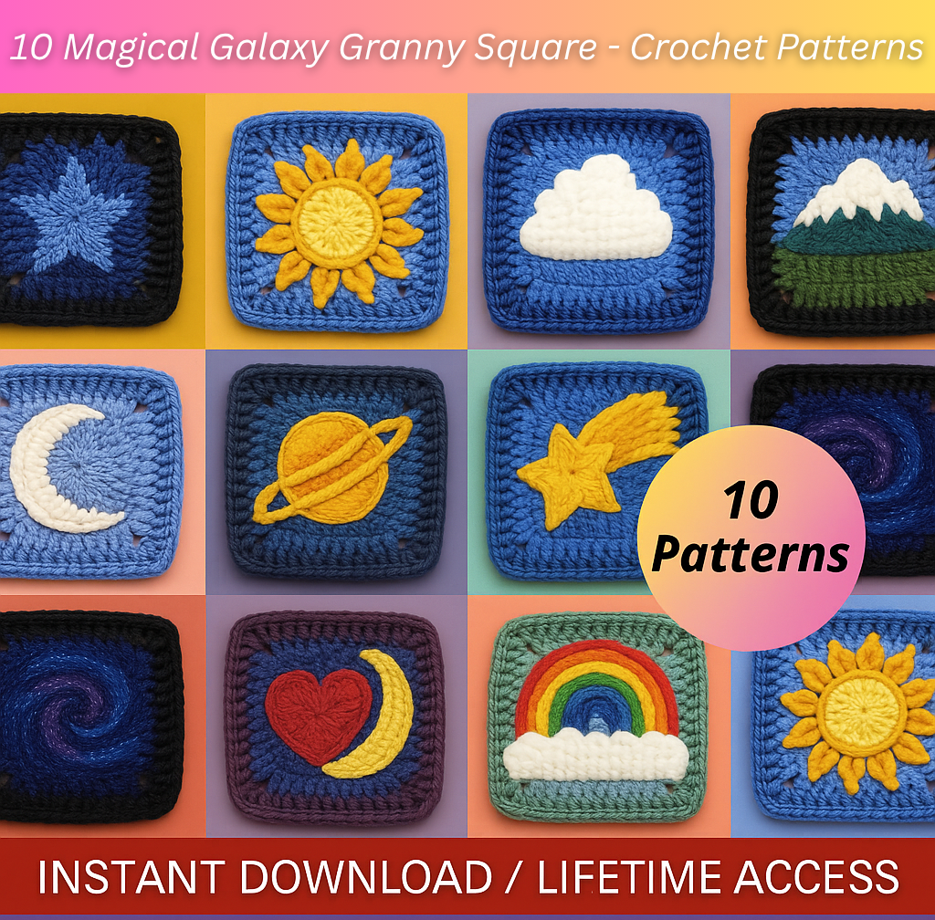 10 Mesmerizing Galactic Crochet Patterns