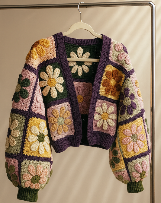 Boho Cardigan Crochet Pattern