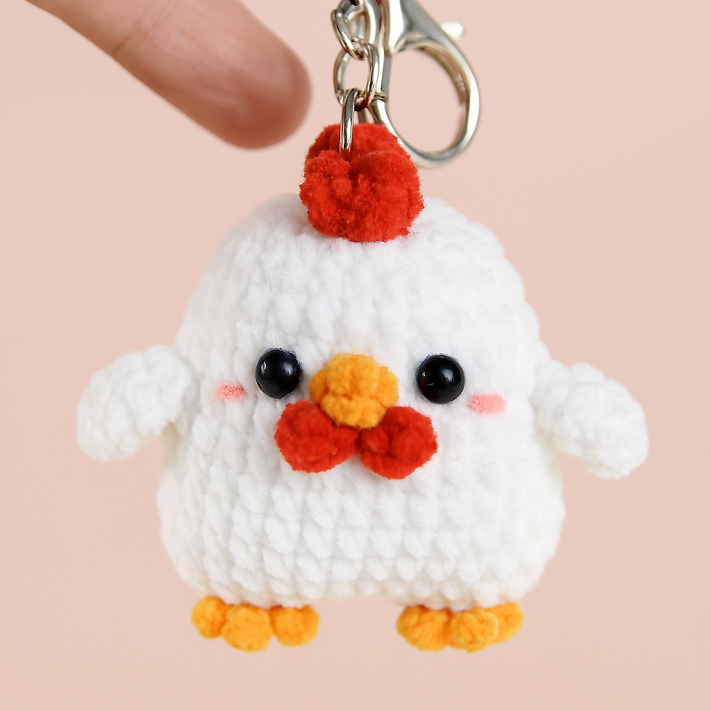 10 Happy Keychains Crochet Pattern Bundle