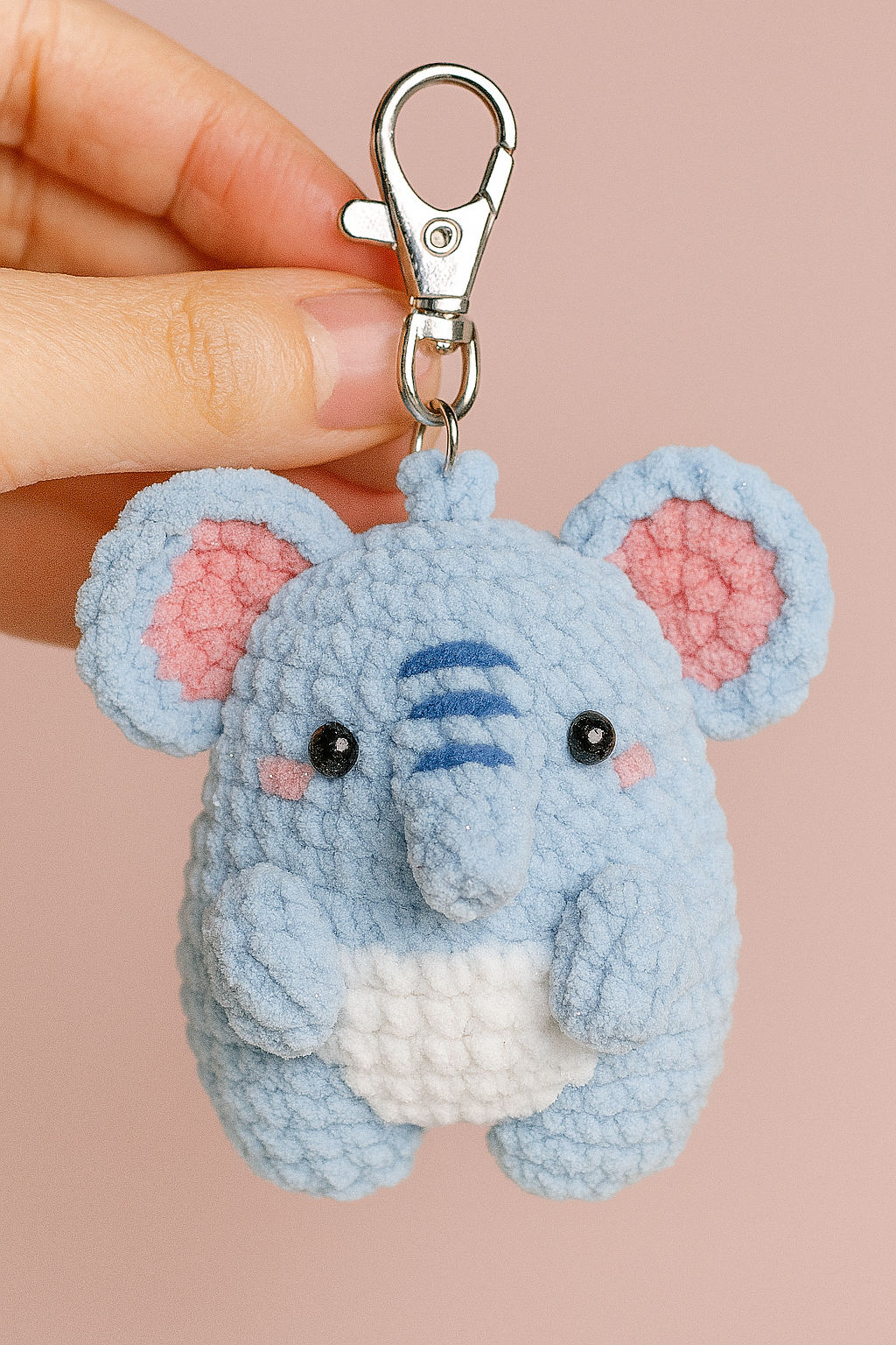 10 Happy Keychains Crochet Pattern Bundle