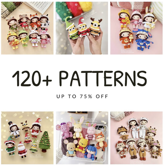 120+ Cute Crochet Patterns - MEGA Bundle