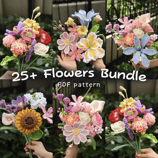 25+ Flower Bundle Crochet Patterns