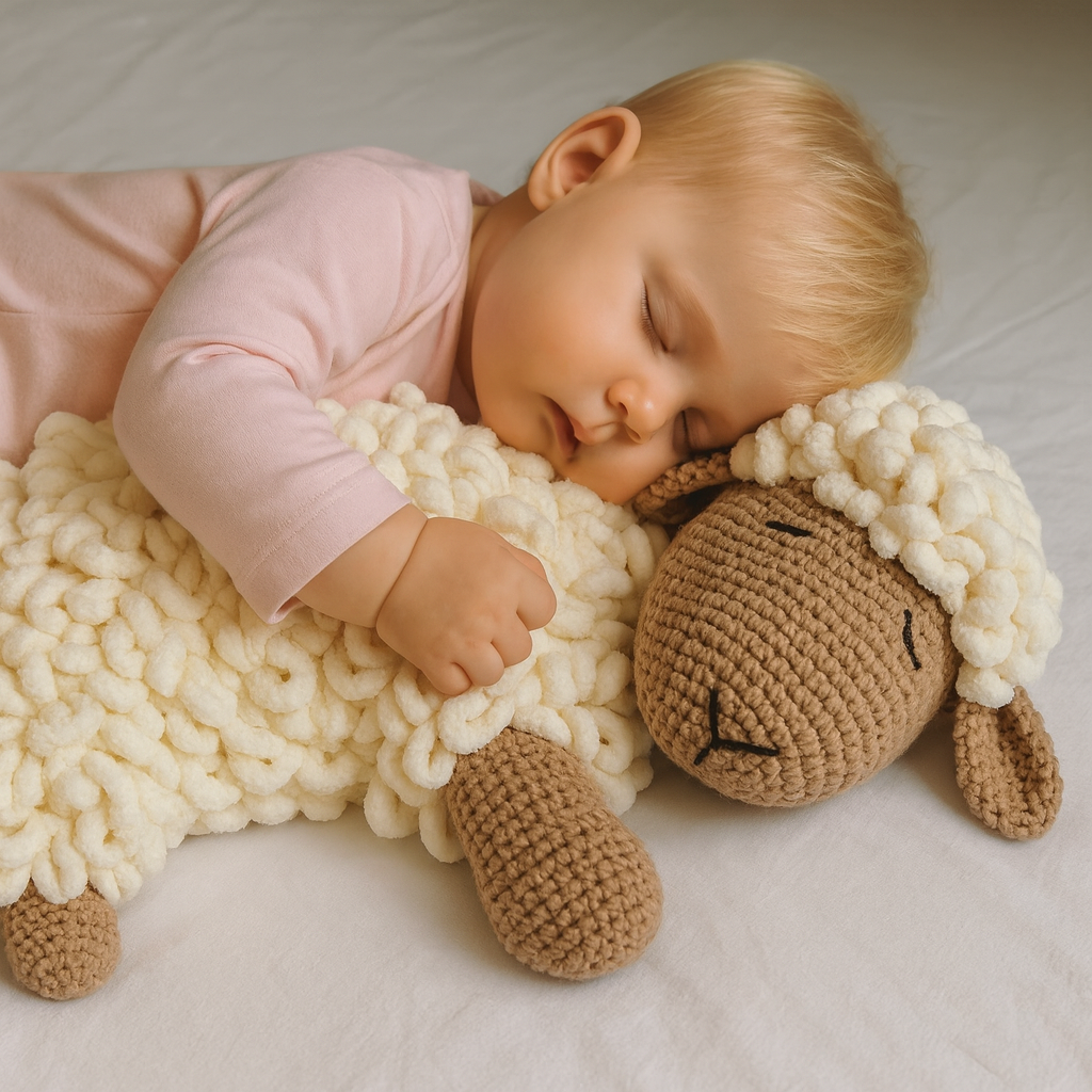 2 in 1 Sheep Blanket & Rug - Crochet Patterns