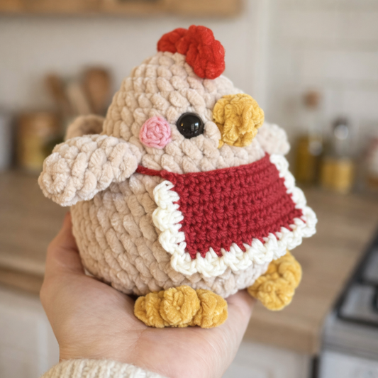 Mabel Chicken Chef Crochet Pattern