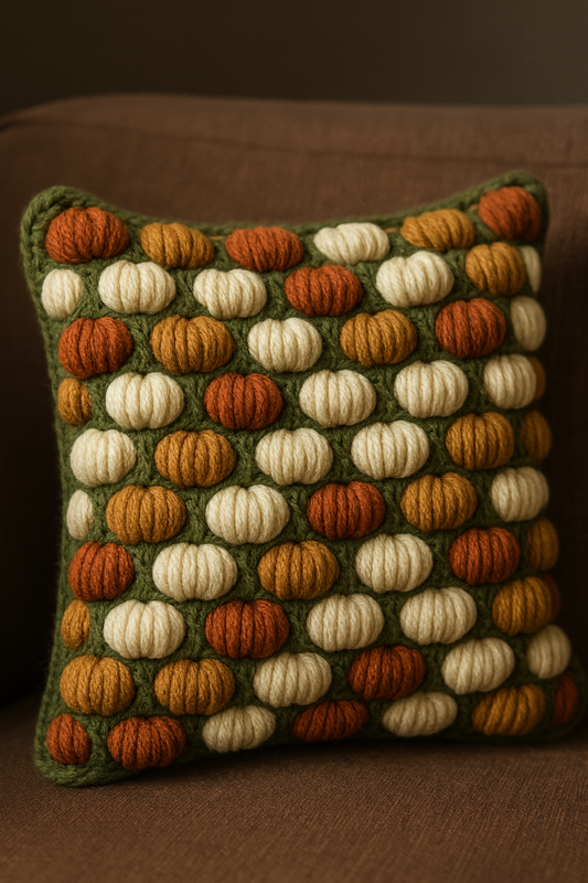 3D Pumpkin Stitch Crochet Pattern